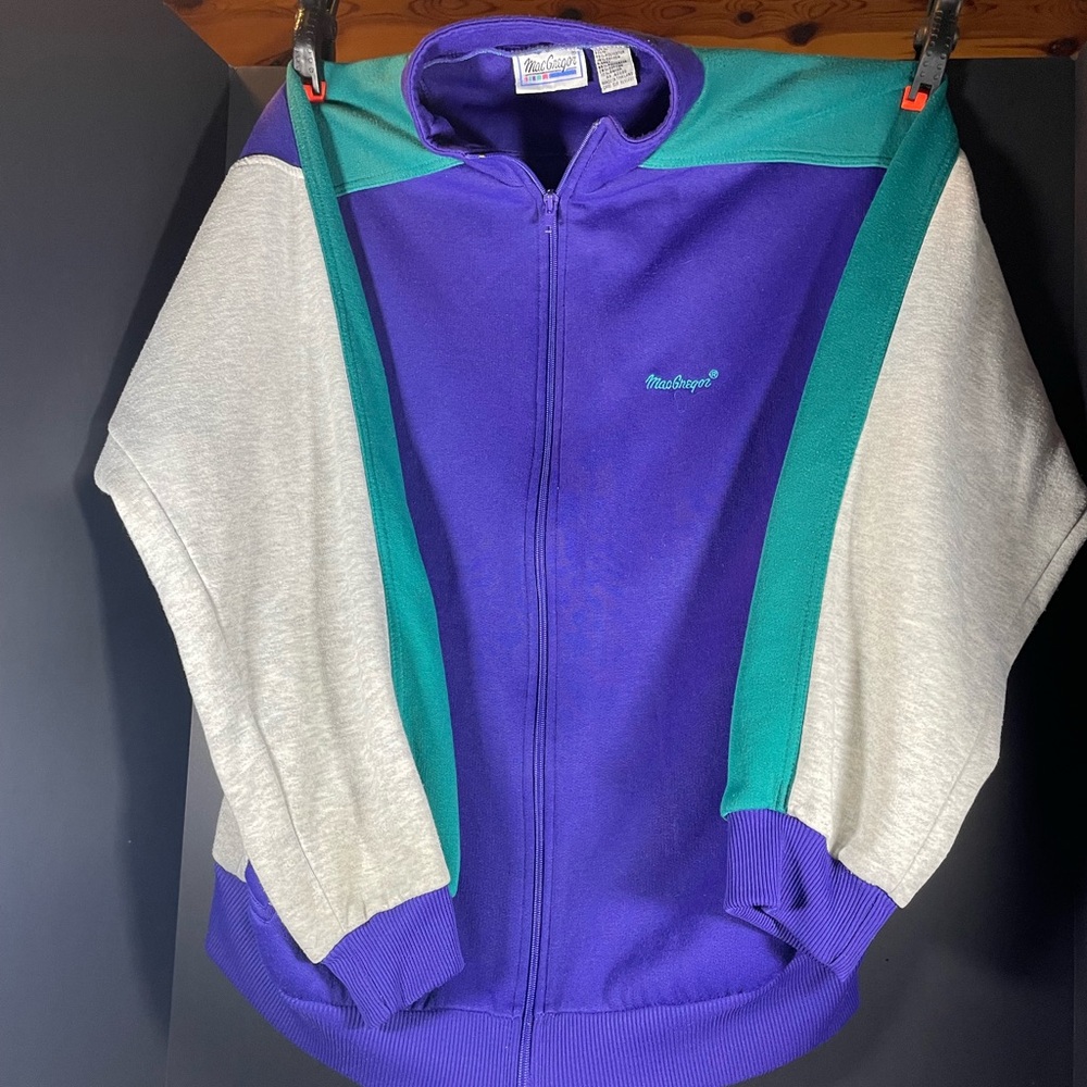 McGregor Purple and Teal Performance Jacket